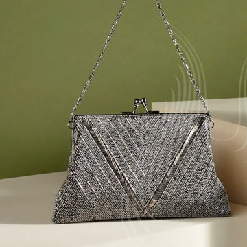 Black & Grey Glitterati Bags  (B6)