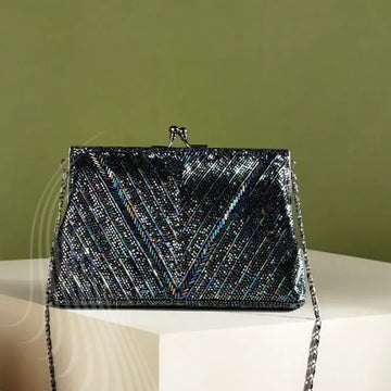 Black & Grey Glitterati Bags  (B7)