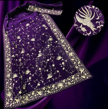 Purple Crepe Birds of Paradise (G107-P)